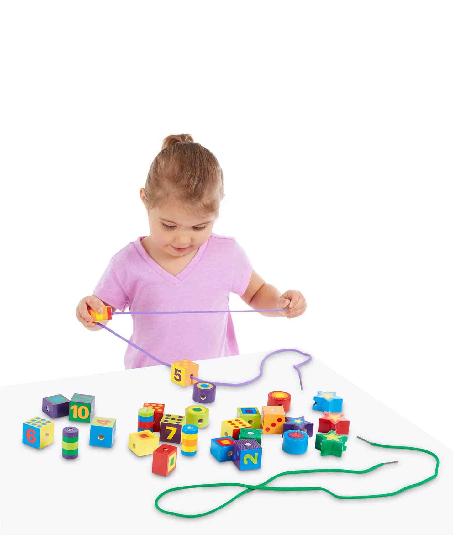 Melissa & Doug Lacing Beads In A Box