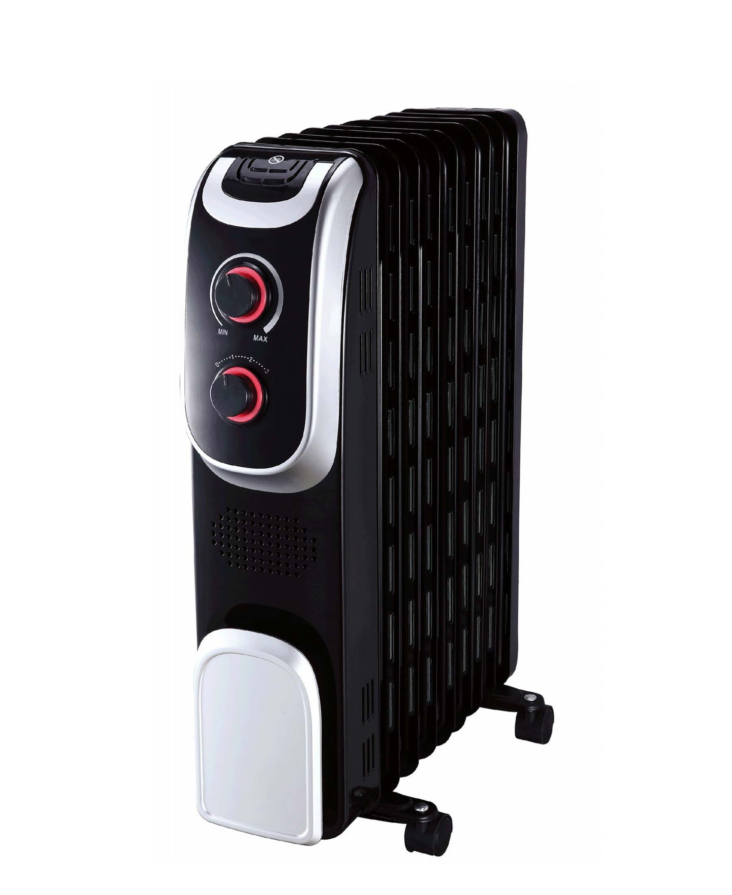 Midea 9 Fin Oil Heater - Black