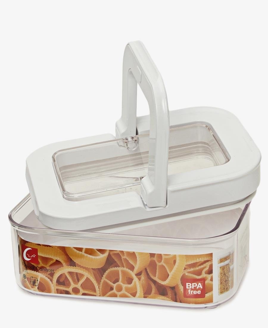 Table Pride 0.7L Fliplock Canister - White