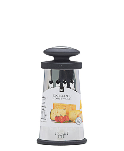 Excellent Houseware Stainless Steel Mini Grater - Black