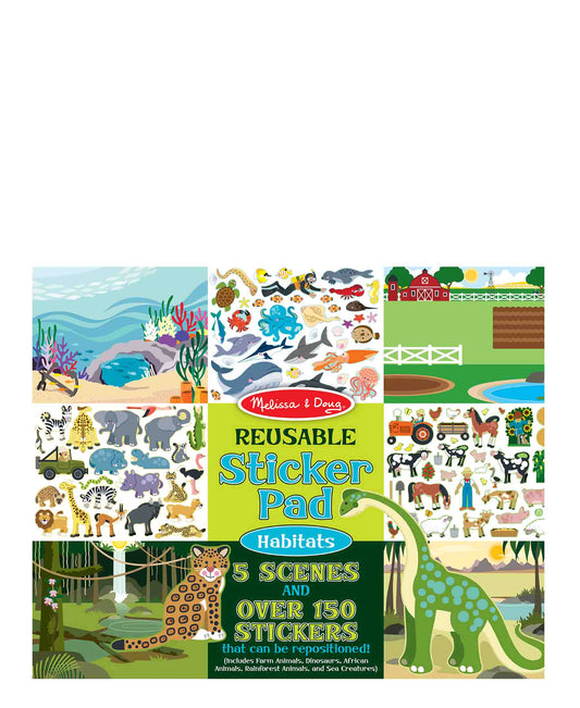 Melissa & Doug Habitats Reusable Sticker Pad