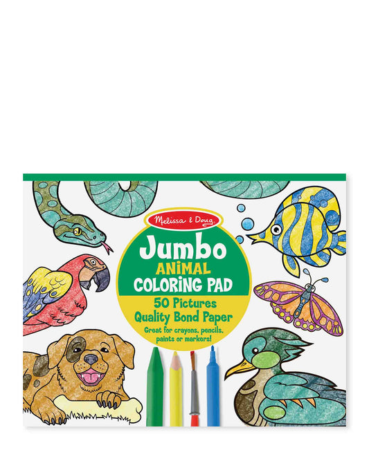 Melissa & Doug Jumbo Colouring Pad - Animals