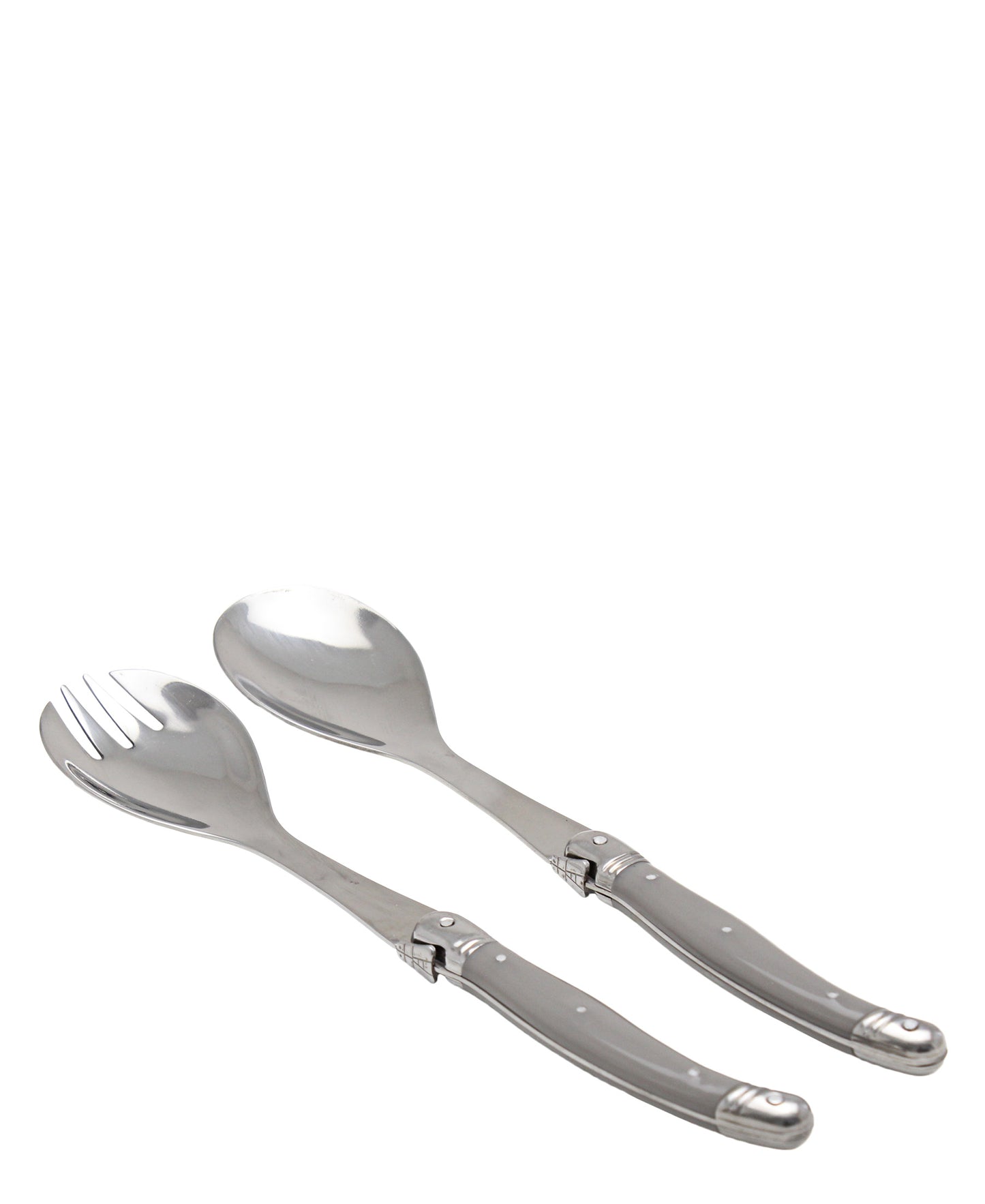 Lou Laguiole Salad Server 2 Piece - Silver