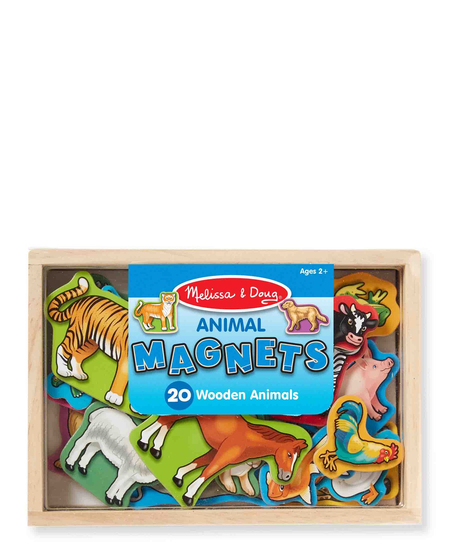 Melissa & Doug Wooden Animal Magnets