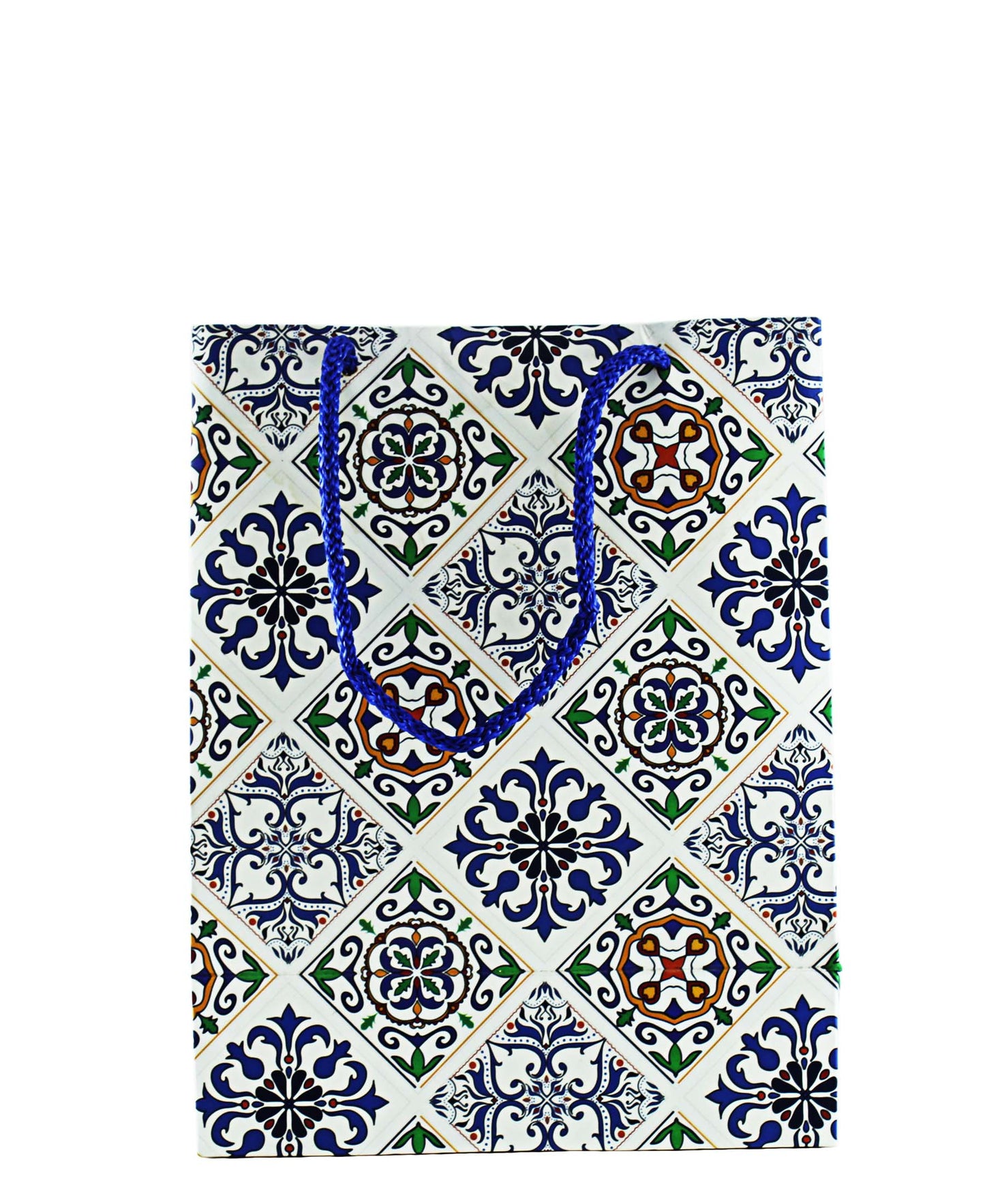 Urban Decor Sienna Gift Bag Small Mixed - Blue & White