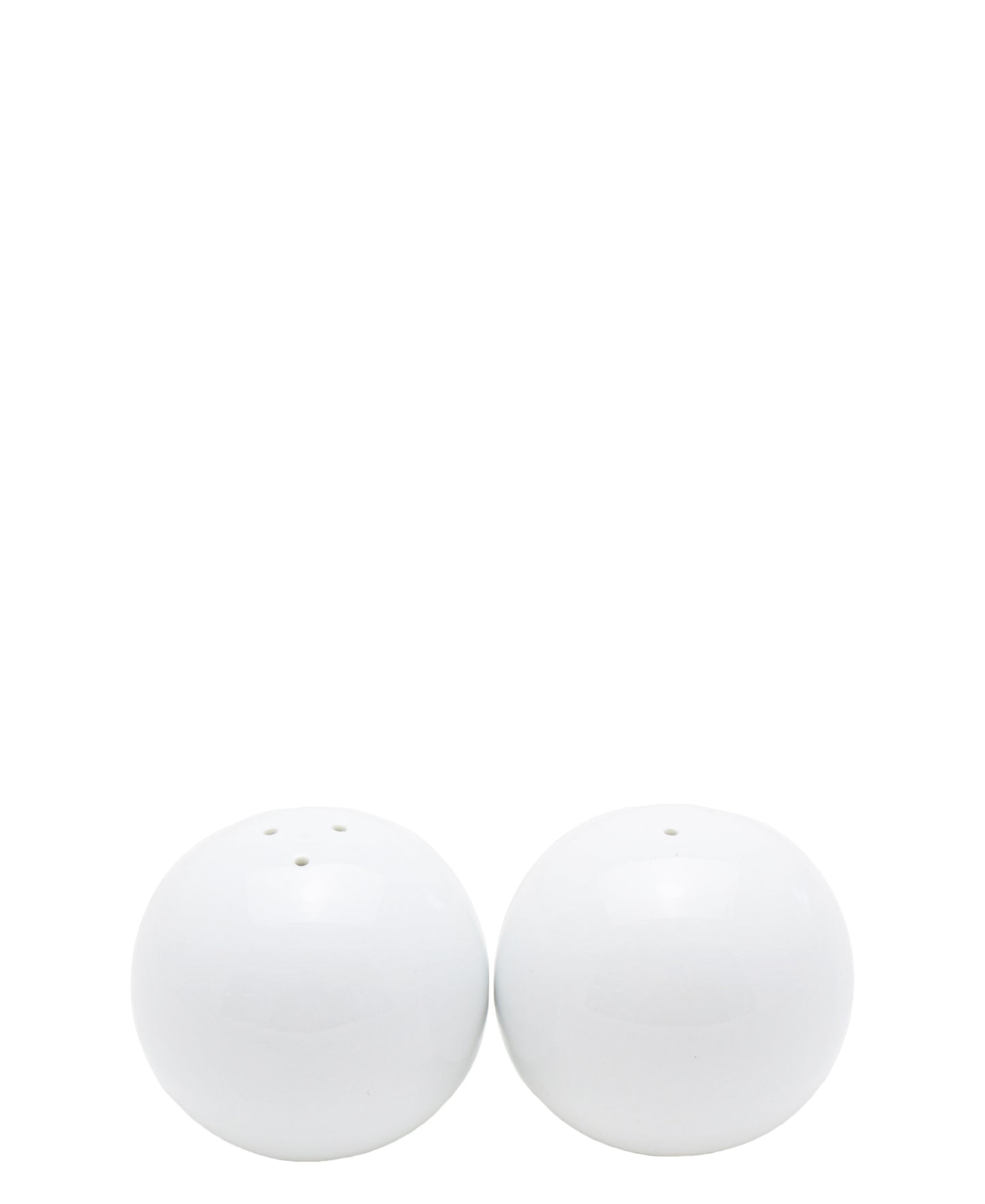 Eetrite Round Salt & Pepper Set - White