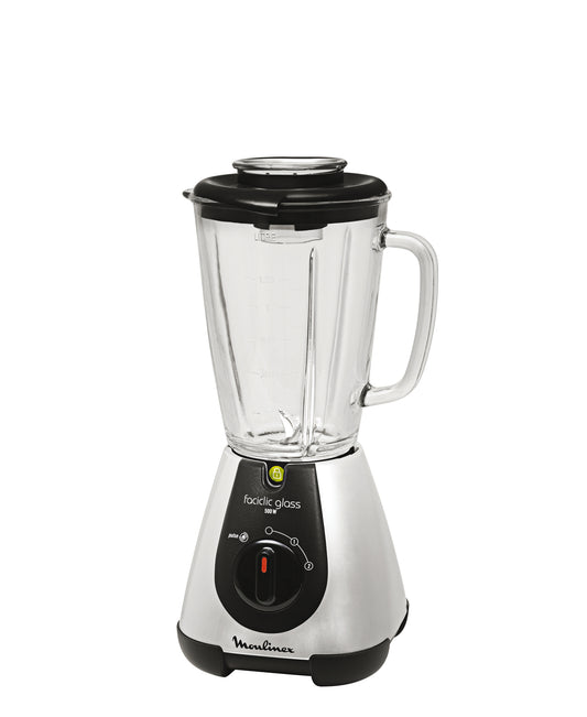 Moulinex Faciclic Blender With Glass Jug - Black