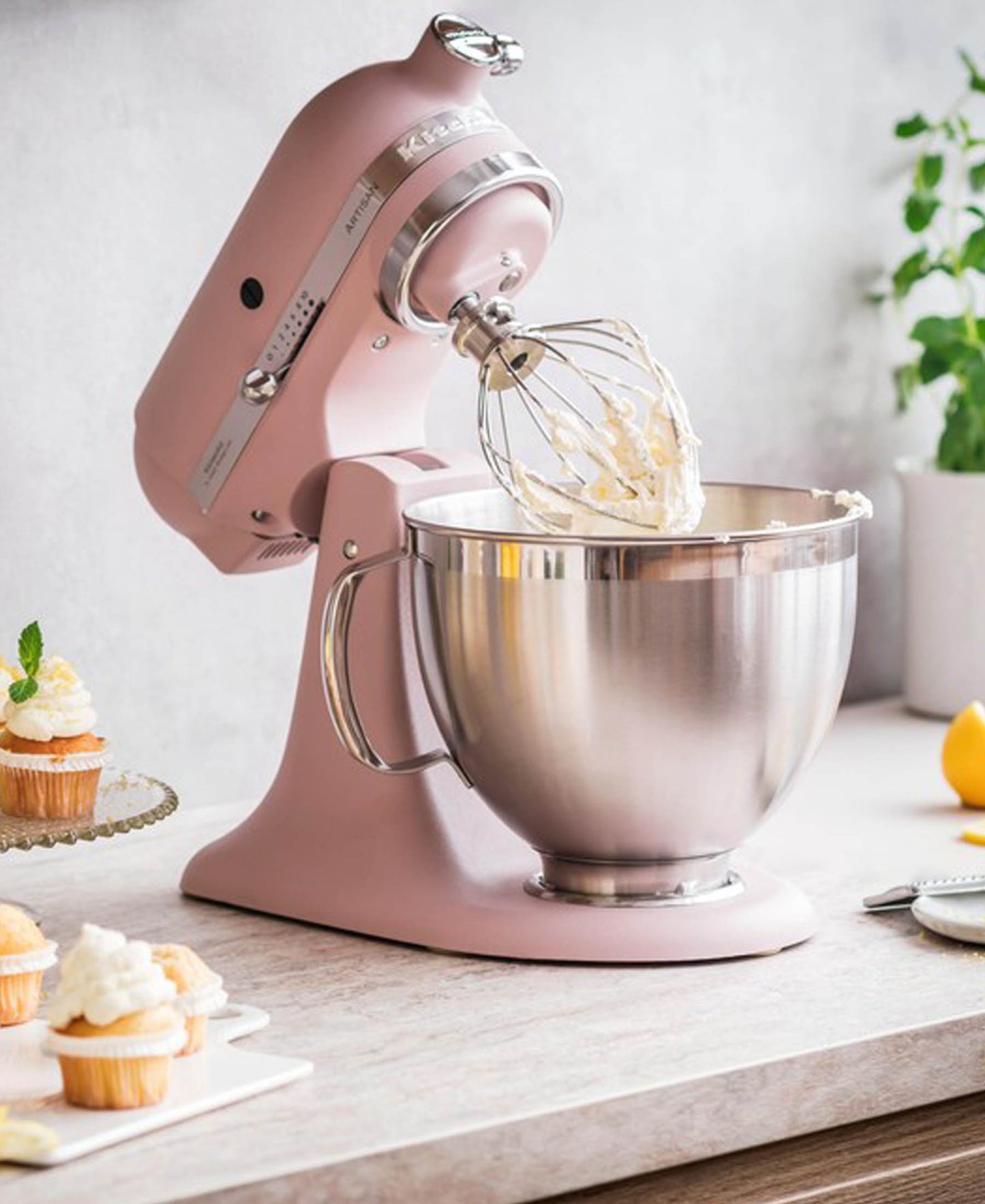 KitchenAid Artisan 4.8L Stand Mixer - Feather Pink