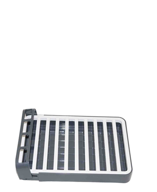 Aqua 38cm Compact Dish Rack - White & Black