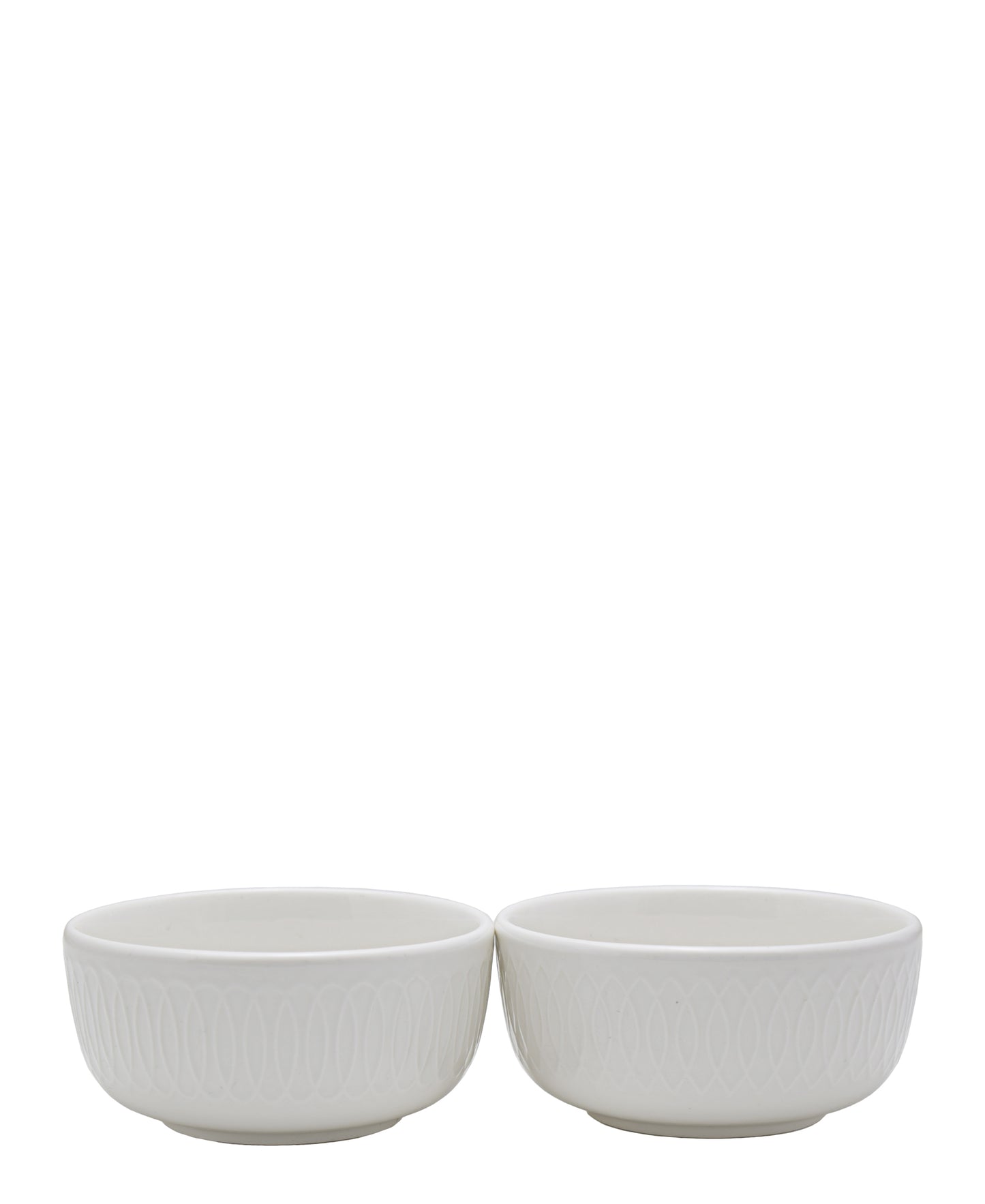 Symphony Spiro Dip Bowl Set Of 2 - White