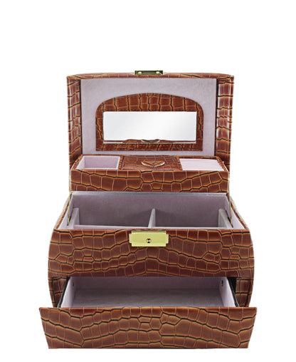Urban Decor Jewellery Box 3 Levels - Brown