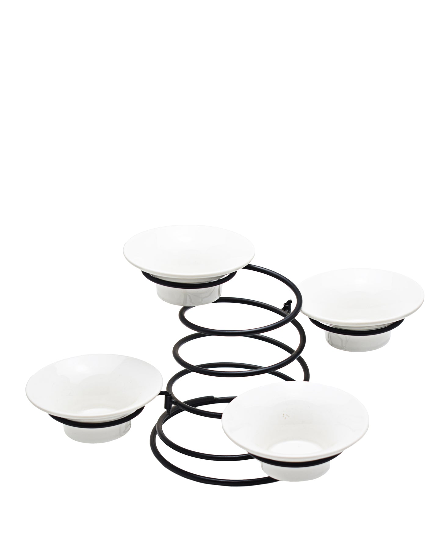 Symphony 5 Piece Tres Gourmet Centre Piece - White