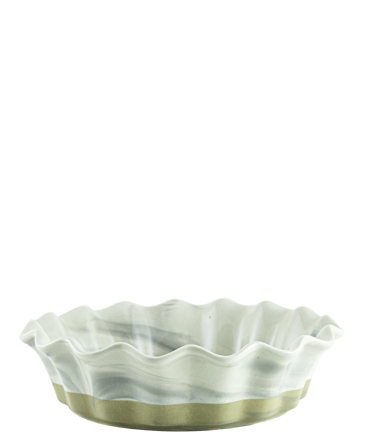 Ciroa Marble Mix Pie Dish - Grey