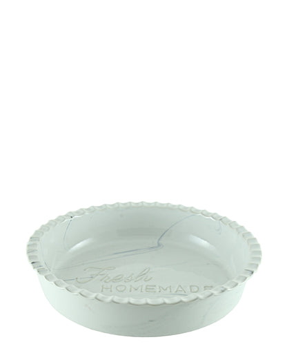 Ciroa Pie Bake Dish White & Blue