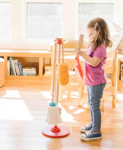 Melissa & Doug Lets Play House! Dust, Sweep & Mop