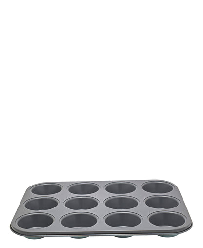 Jamie Oliver Non-Stick Muffin Tin 12 Holes - Black