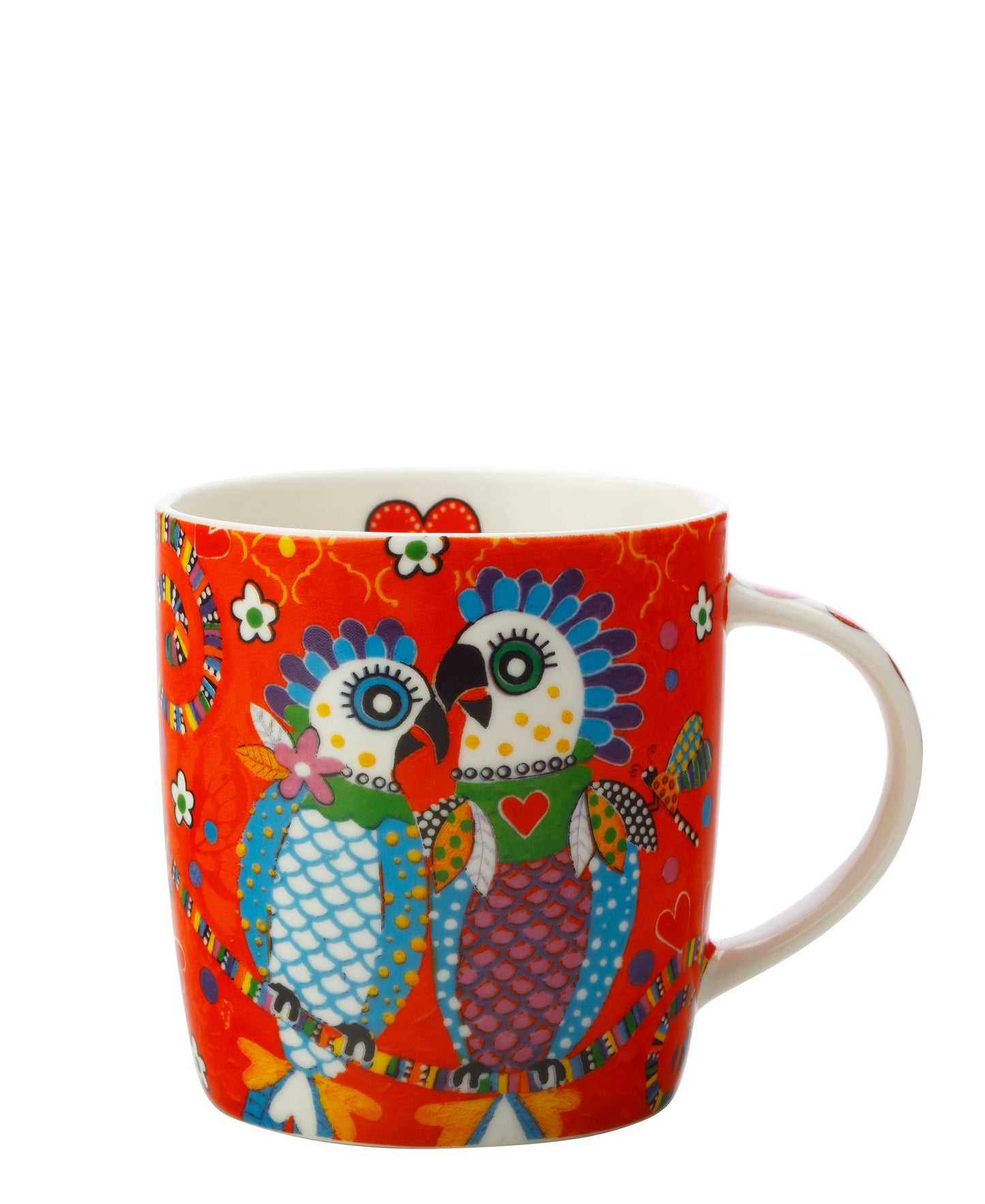 Love Hearts Cockatoo Mug 370ml