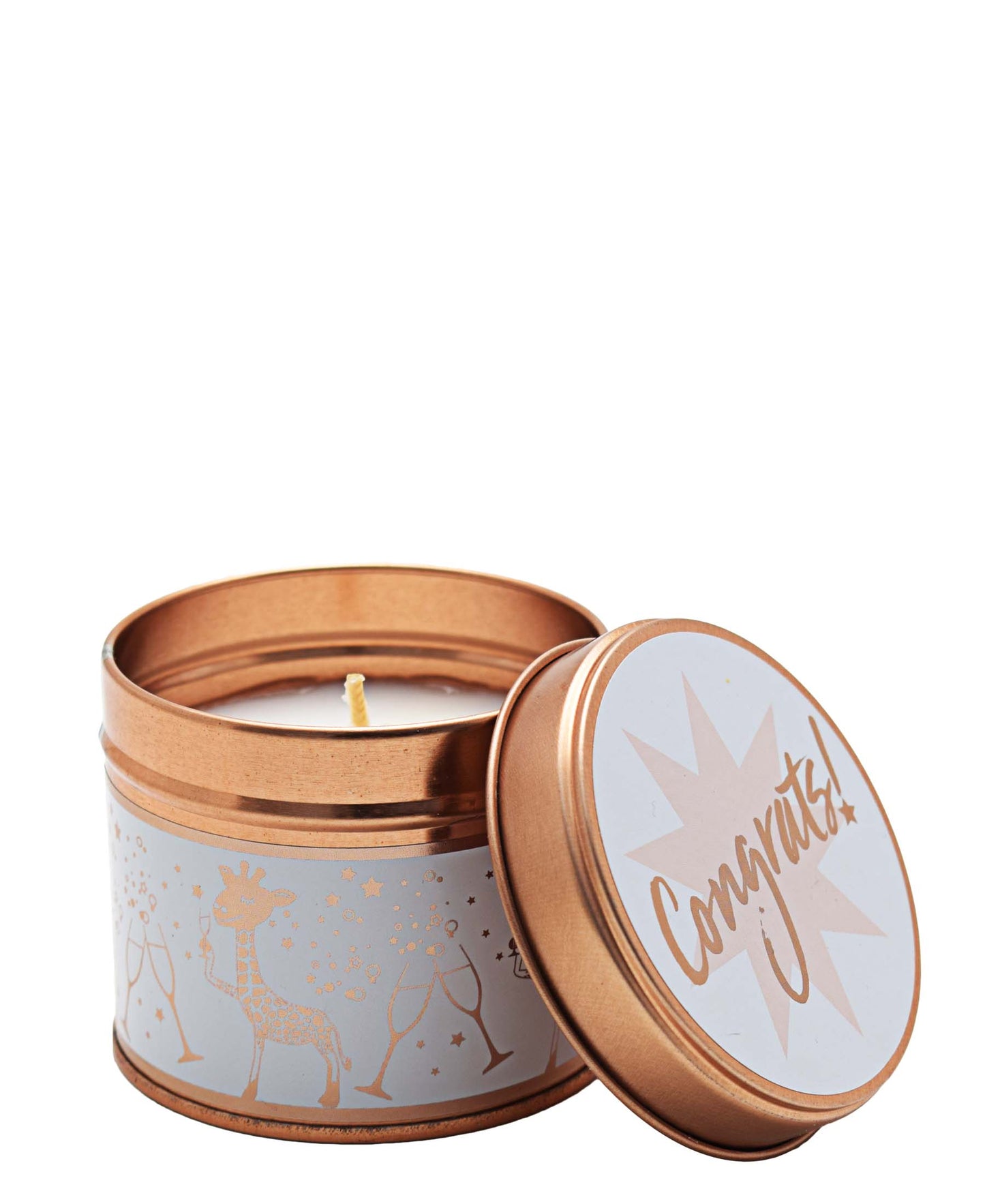 Stoneglow Congrats Candle Tin - Blackberry