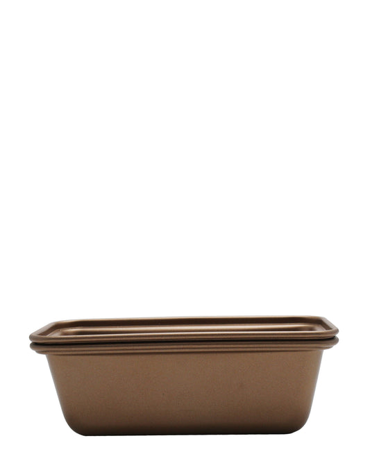 Food Network 2pc Mini Loaf - Rose Gold