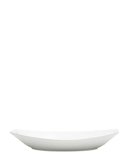 Twilight Ceramic Serving Platter White