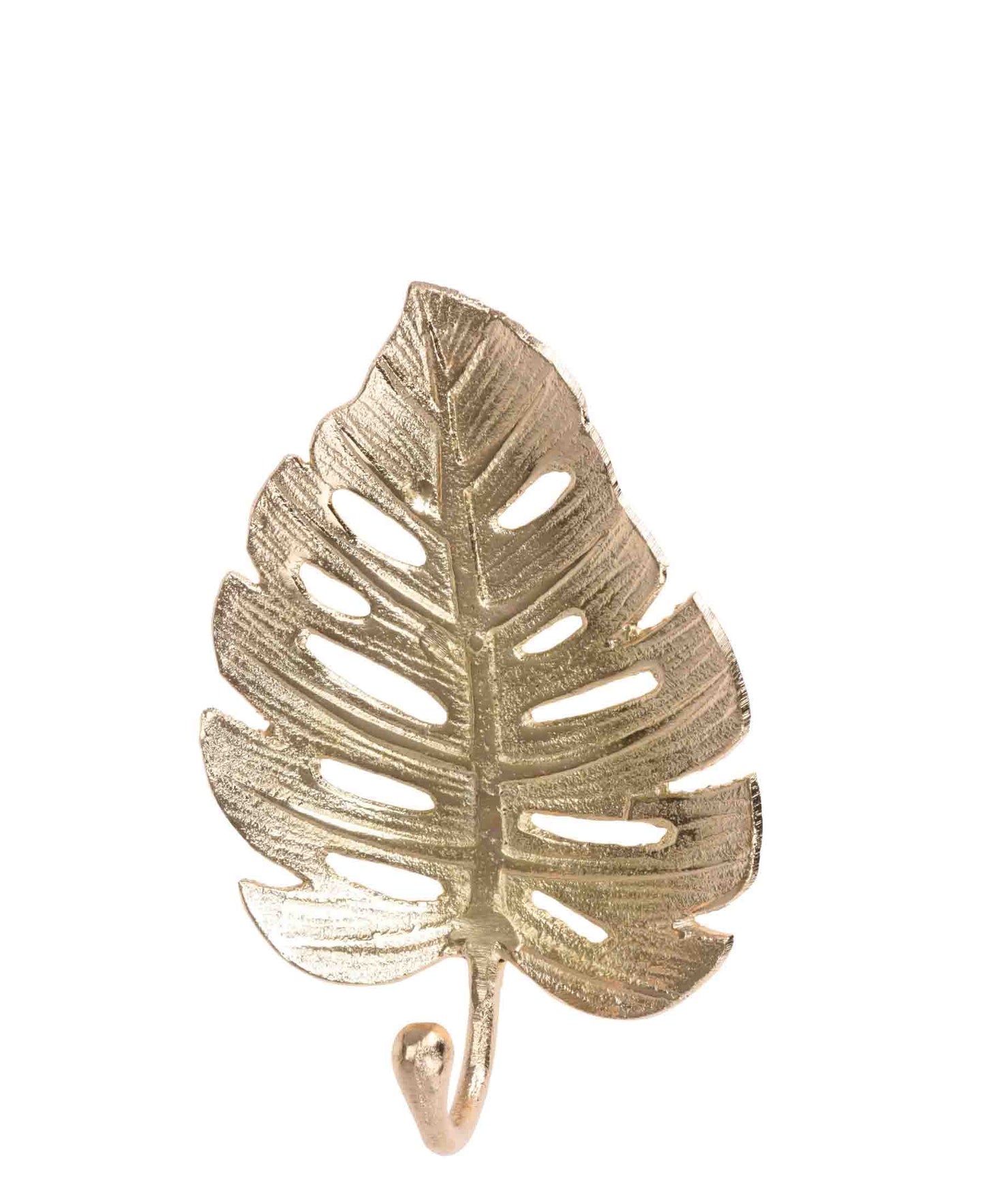 Urban Decor 22cm Slotted Wall Coat Hanger - Gold