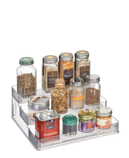 Aqua 3 Tier Pantry Organizer - Clear