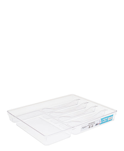 Aqua 40cm Draw Organizer - Clear