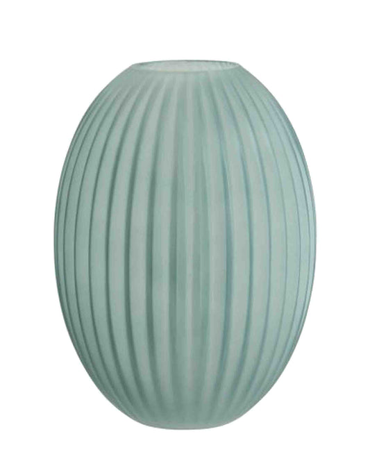 Urban Decor 30cm Ocean Blue Optic Vase - Blue