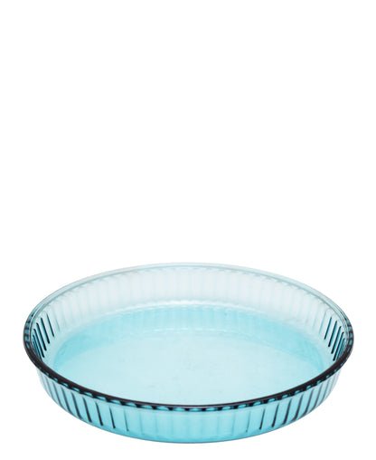 Pasabahce Blue Pie Dish