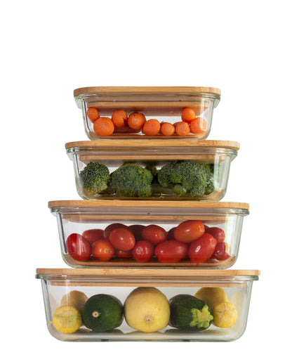Kitchen Life 17cm Borosilicate Lunch Box - Clear