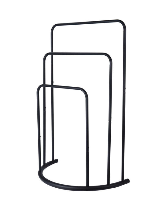 Storage Solutions Multi Towel Rack - Black