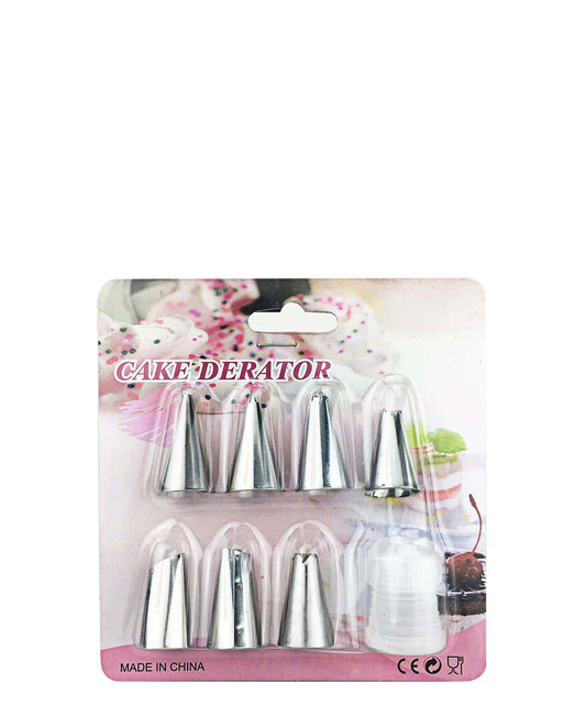 Kitchen Life Stainless Steel Cake Derator 6 Piece - Silver