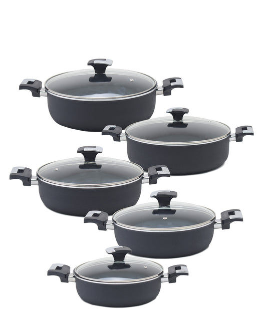 Casio 10 Piece Pot Set - Black