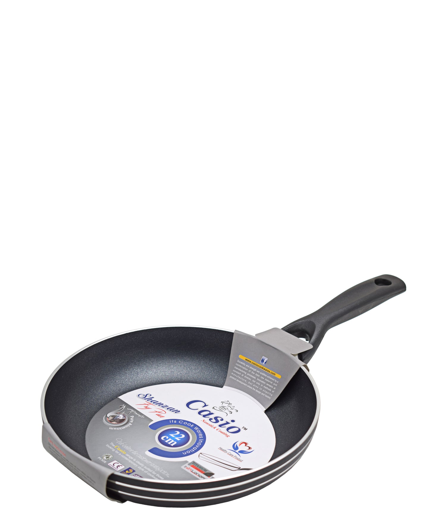 Casio Frying Pan 22cm - Black