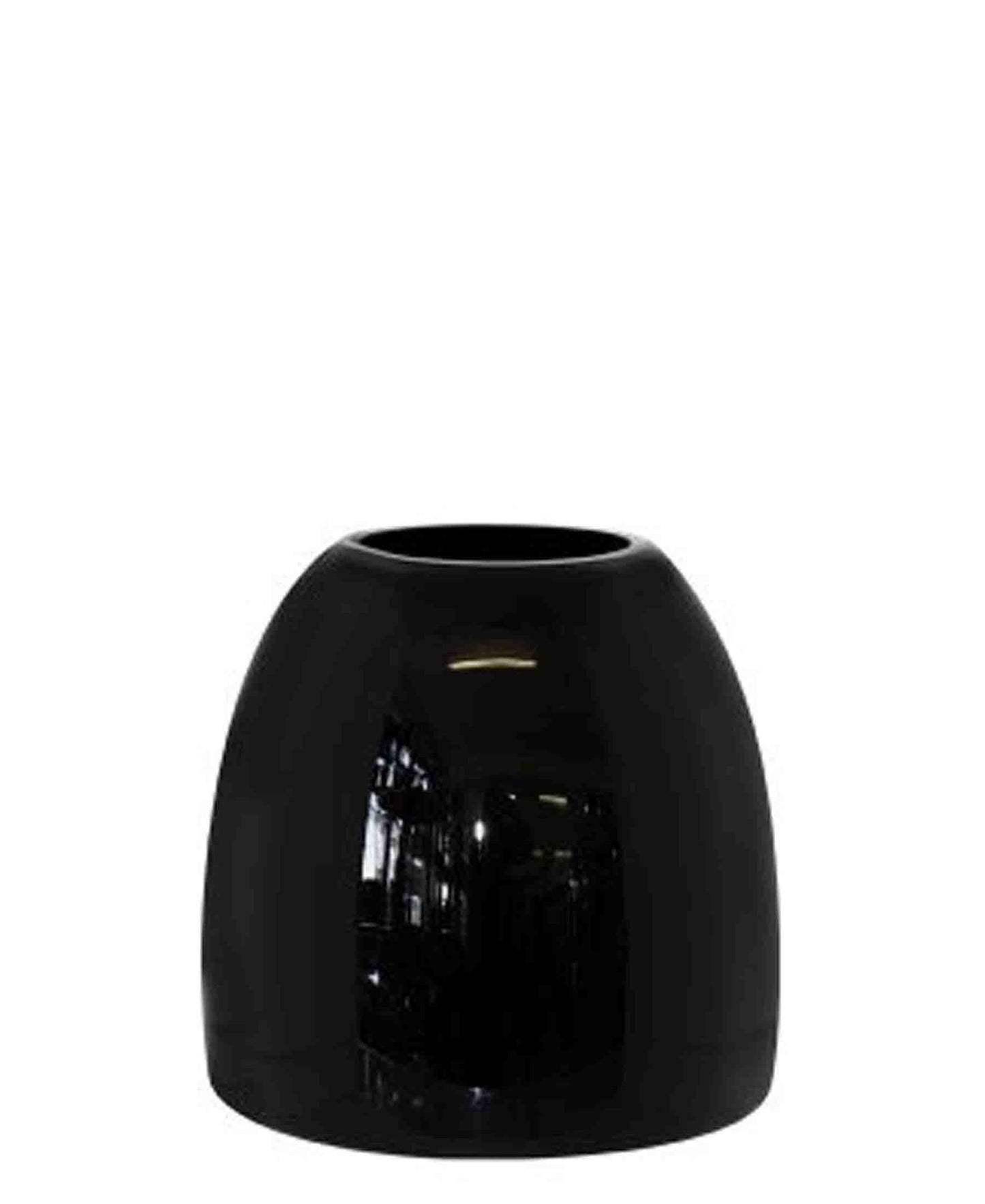 Urban Decor 15cm Reese Squat Vase - Black