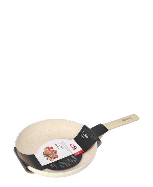 CH 24cm Non-Stick Fry Pan - Cream