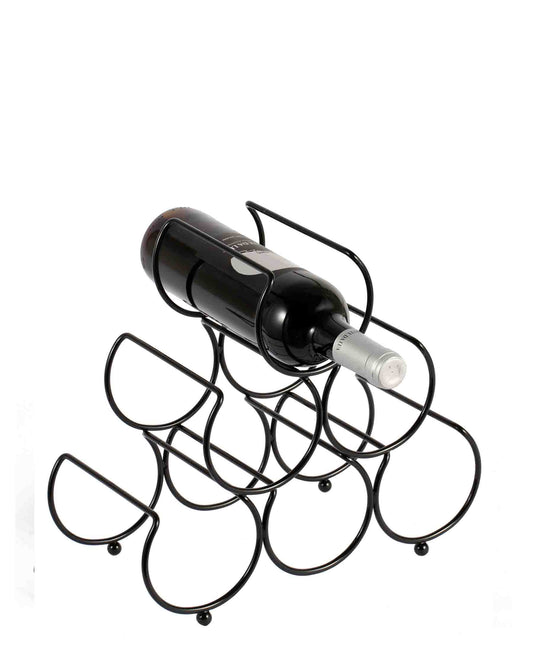 CH Upright Wine Rack 8 Pcs - Black