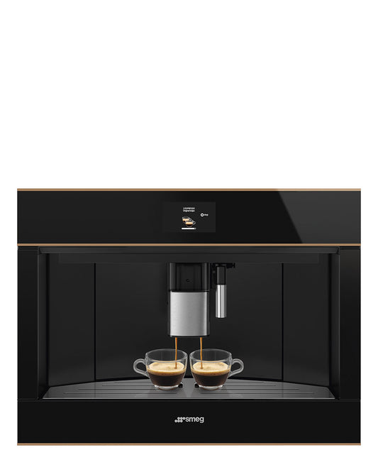 Smeg Dolce Stil Novo Compact Coffee Machine - Black