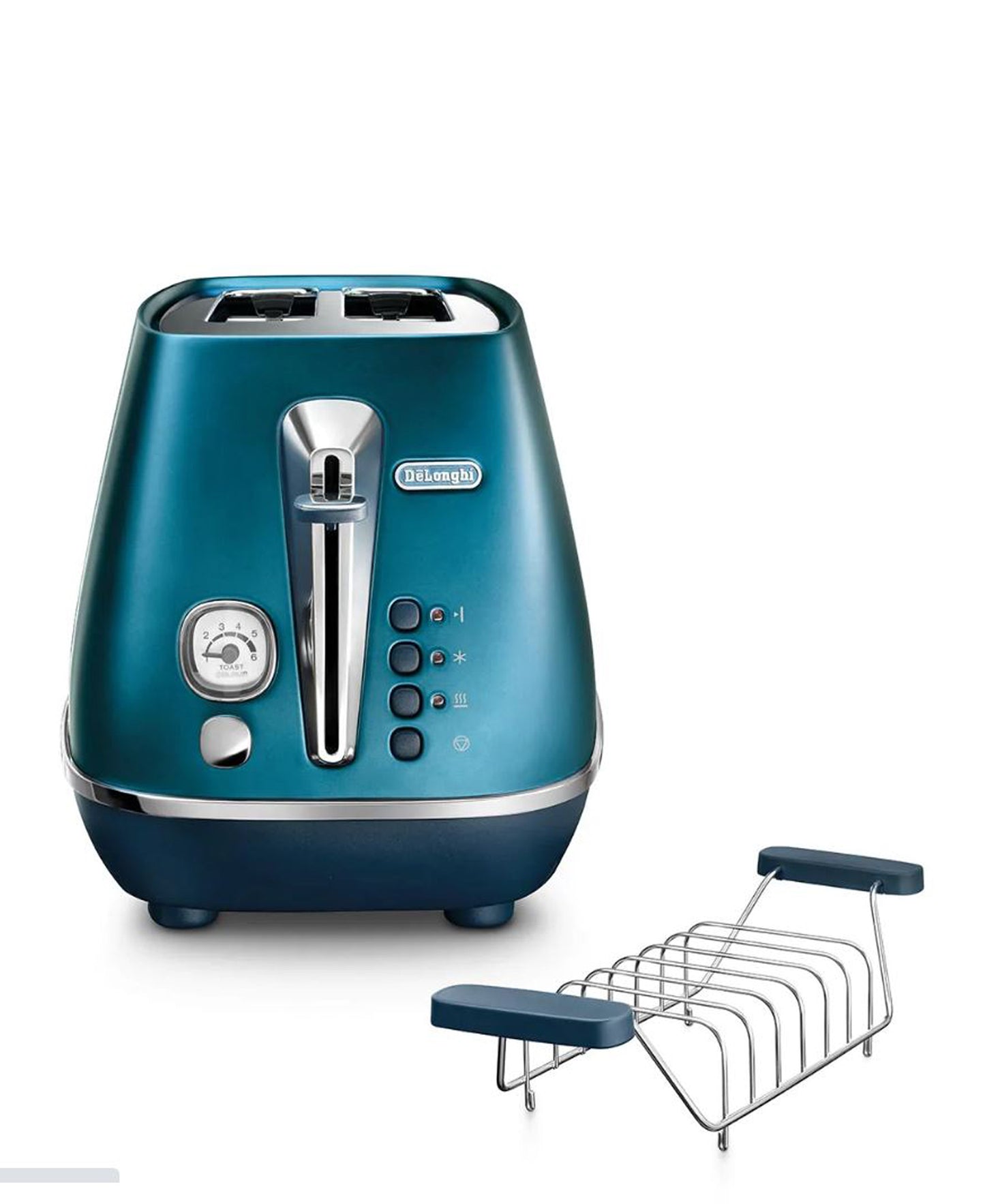 DeLonghi Distinta 2 Slice Toaster - Prestige Blue