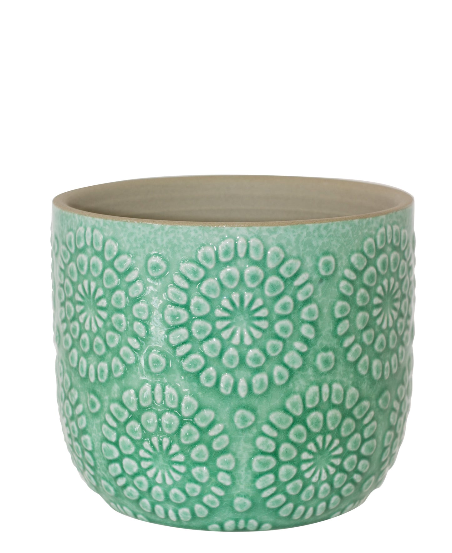 Urban Decor Mardi Gras 13cm Pot - Green