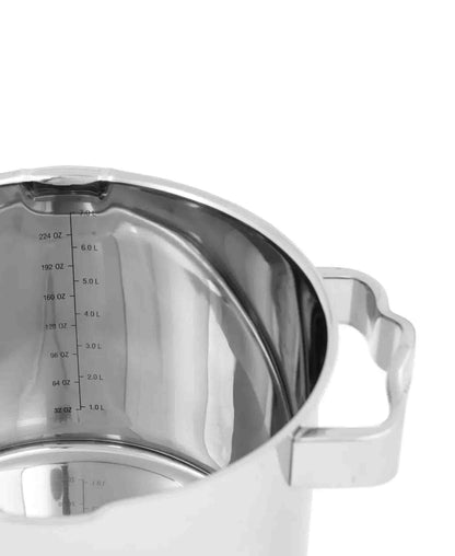 Carrol Boyes Flow 24cm Stock Pot - Silver