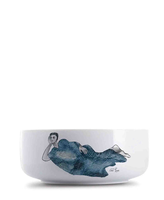 Carrol Boyes Indigo Girl Salad Bowl - White