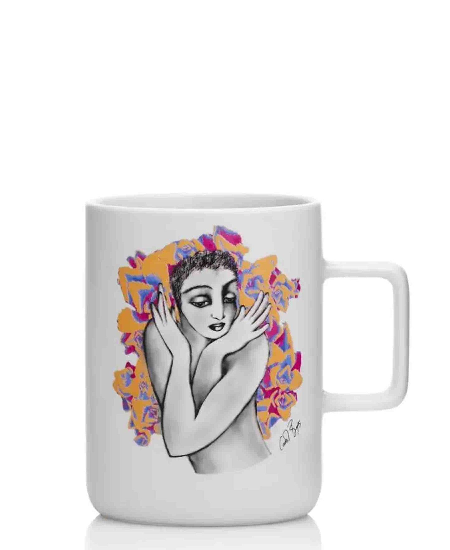 Carrol Boyes Pop Art Flutter Mug - White