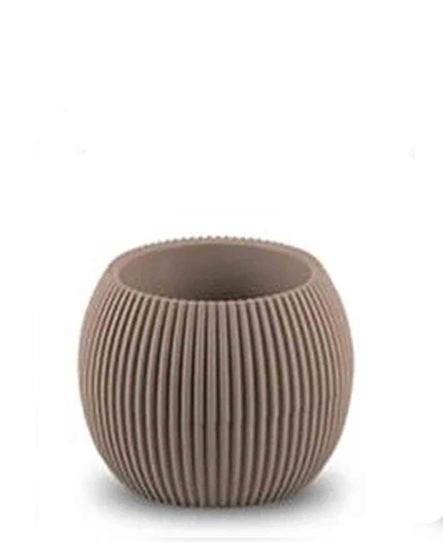 Urban Decor Coral Oval Pot Plant 0.15Lt - Brown
