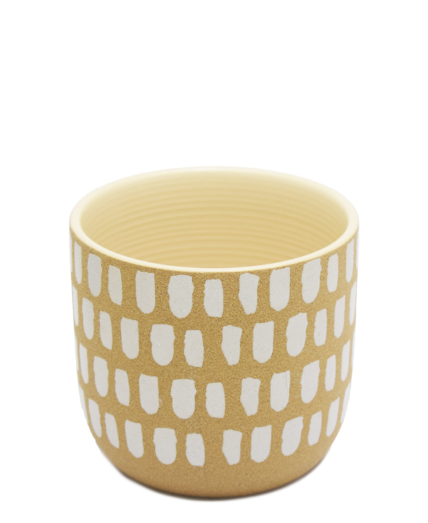 Urban Decor Round Pot Plant - Cream