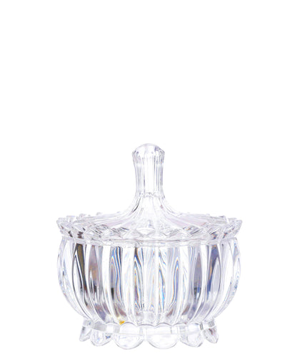 Kitchen Life Candy Lotus Shape Serving Bowl - Clear