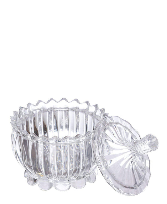 Kitchen Life Candy Lotus Shape Serving Bowl - Clear