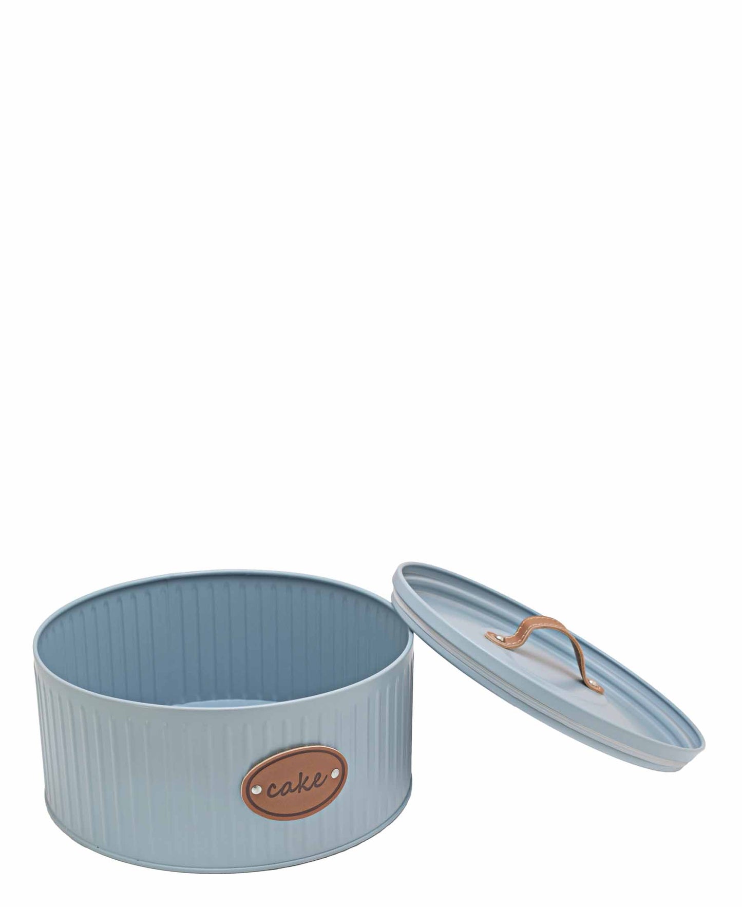 Retro French Cake Tin  - Duck Egg Blue