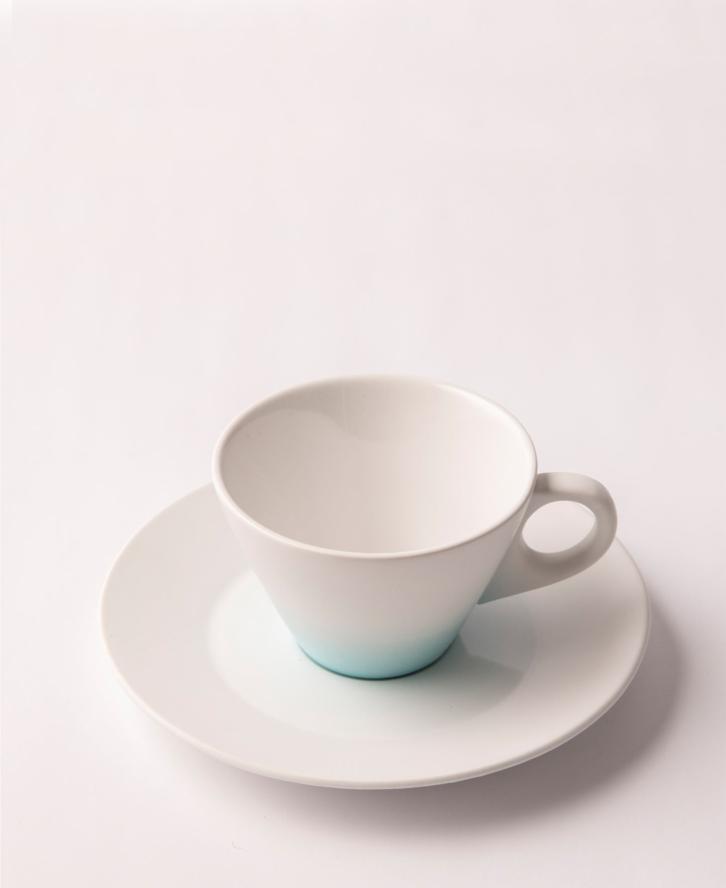 Jenna Clifford Aqua Cup & Saucer 200ml - White