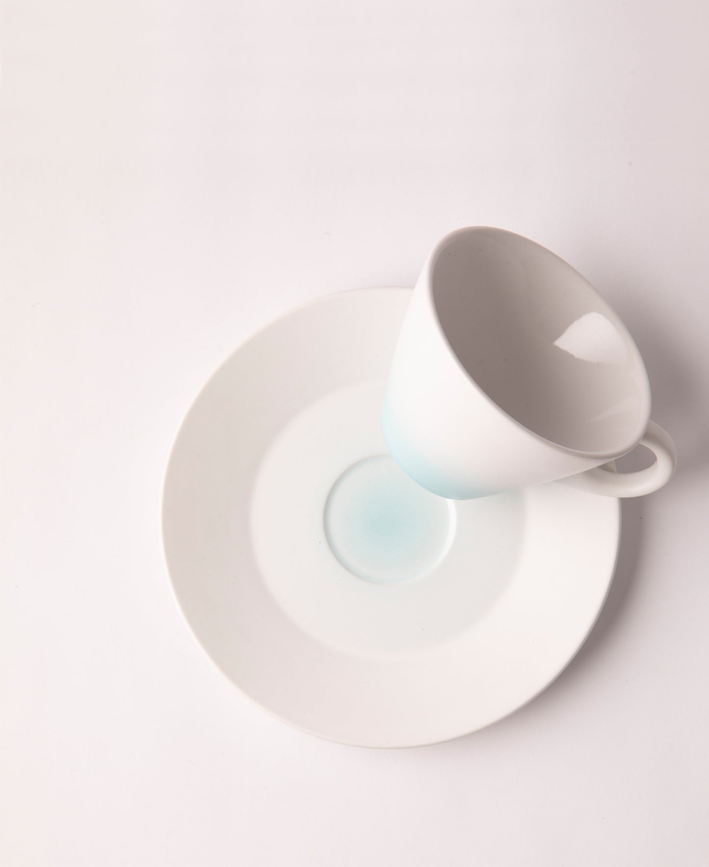 Jenna Clifford Aqua Cup & Saucer 200ml - White